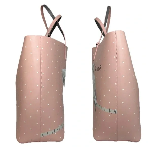 Kate Spade Pink Owl Tote Bag - Picture 7 of 11